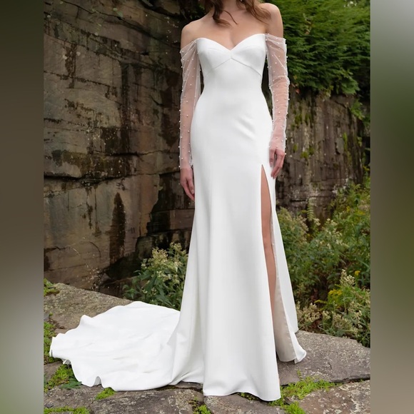 Jenny Yoo Dresses & Skirts - Jenny Yoo Wedding Alexandra with a Slit